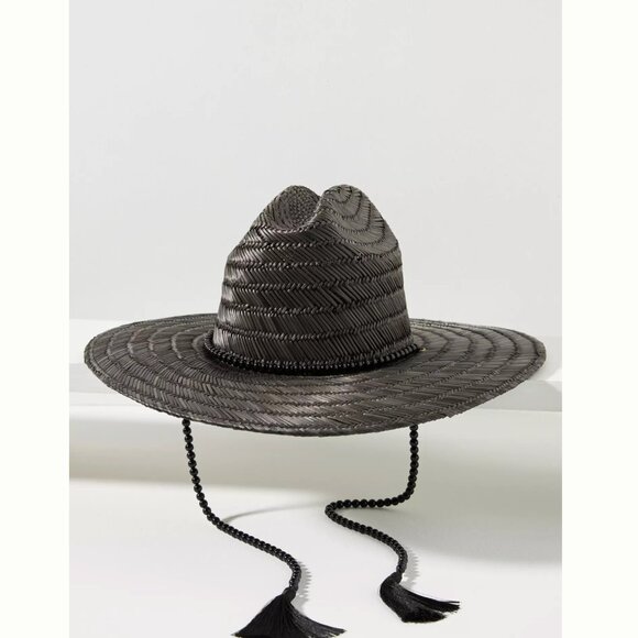 Wyeth Beaded Straw Rancher Hat - Excellent Condition - Picture 3 of 6